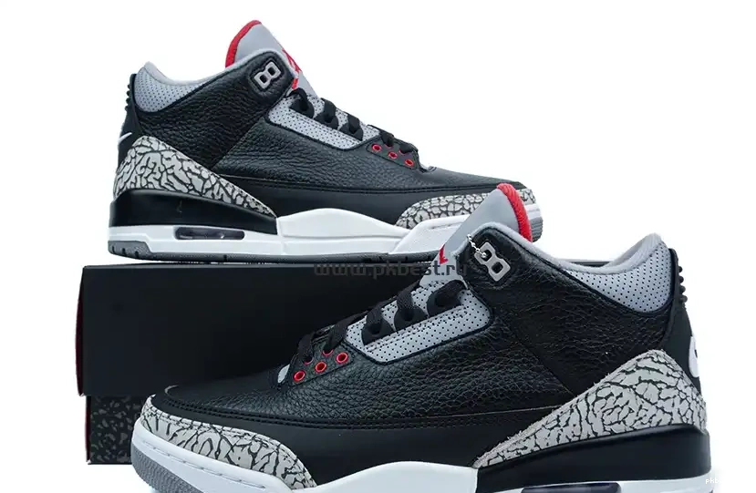 Cement Retro SHIP TO PK Jordan GOD READY Air 3 RETAIL MATERIALS Black 0517